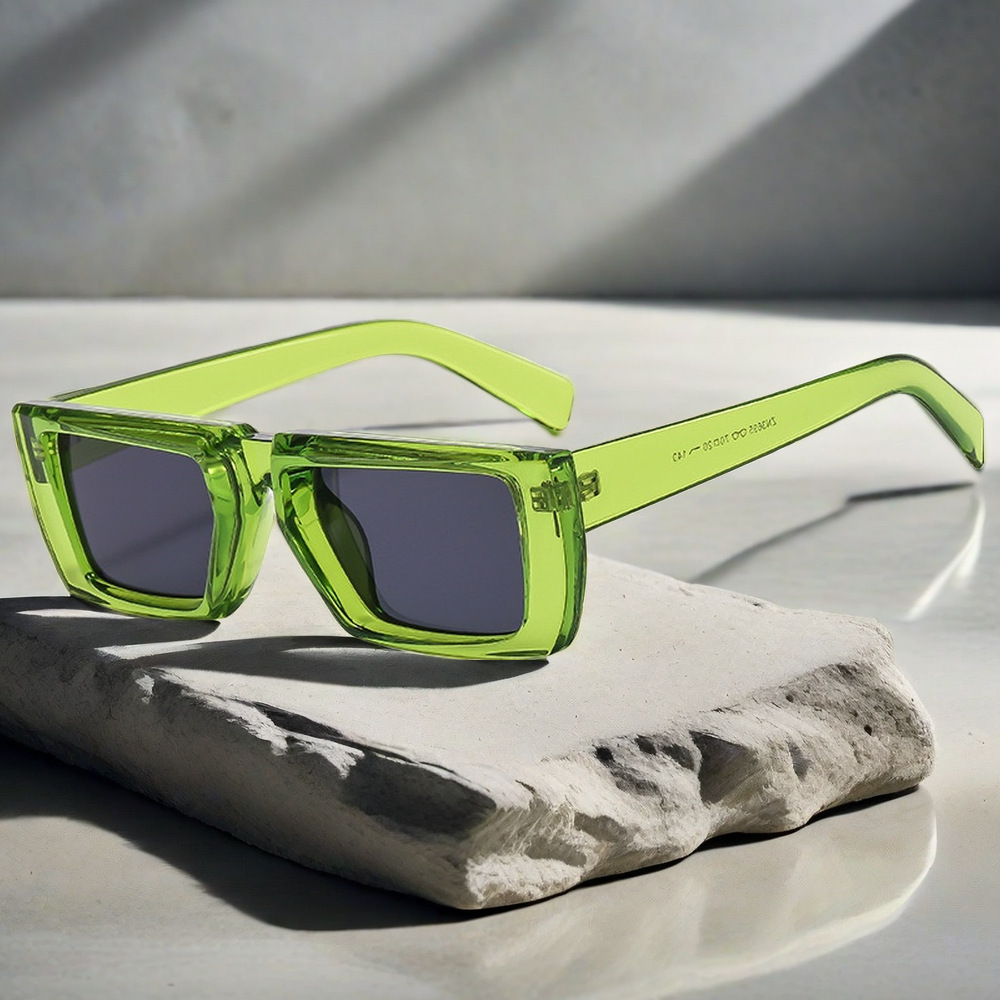 Street Fashion Brands - New Rectangle Sunglasses for Men Women
