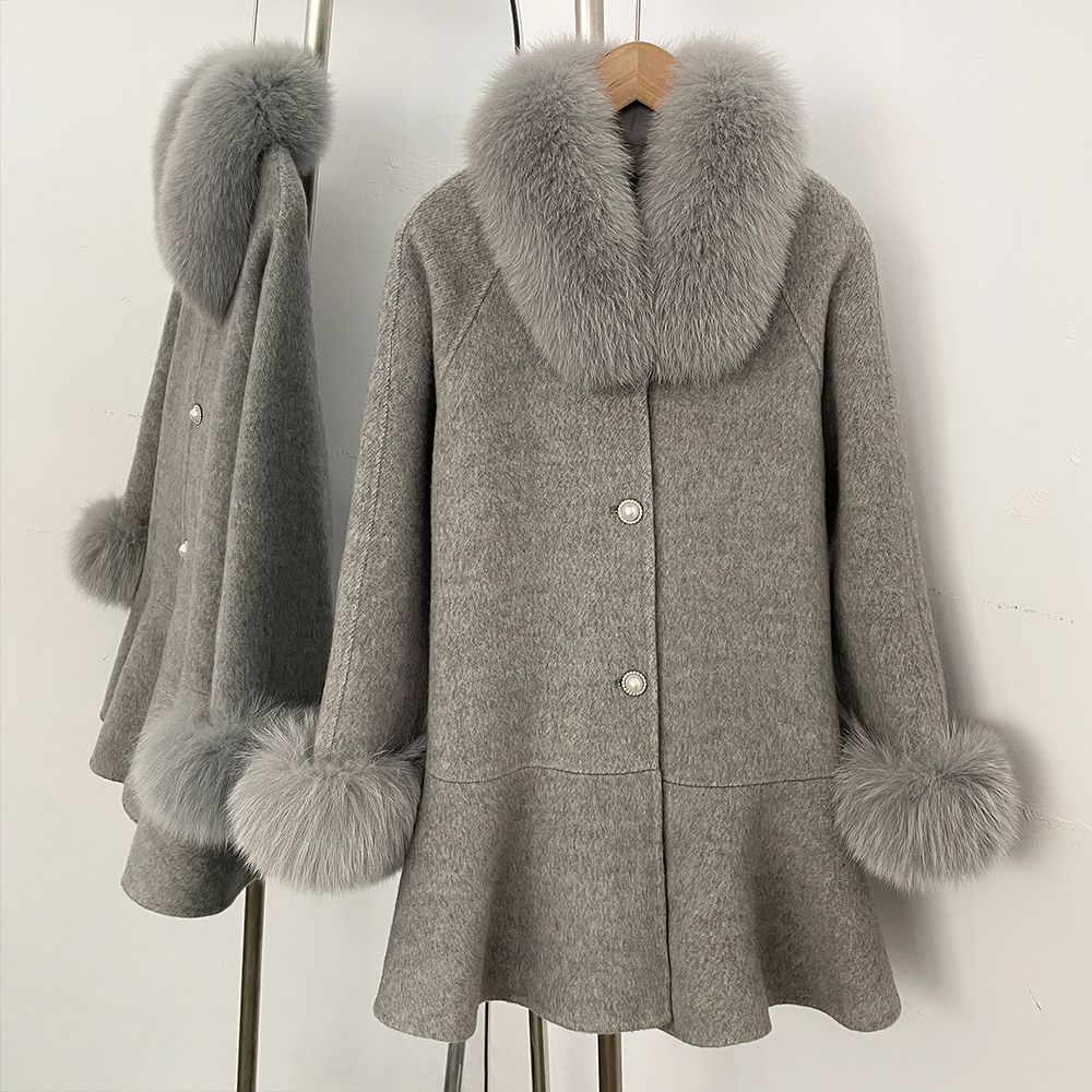 Street Fashion Reviews - OFTBUY Woman Jacket with Fur Manteau