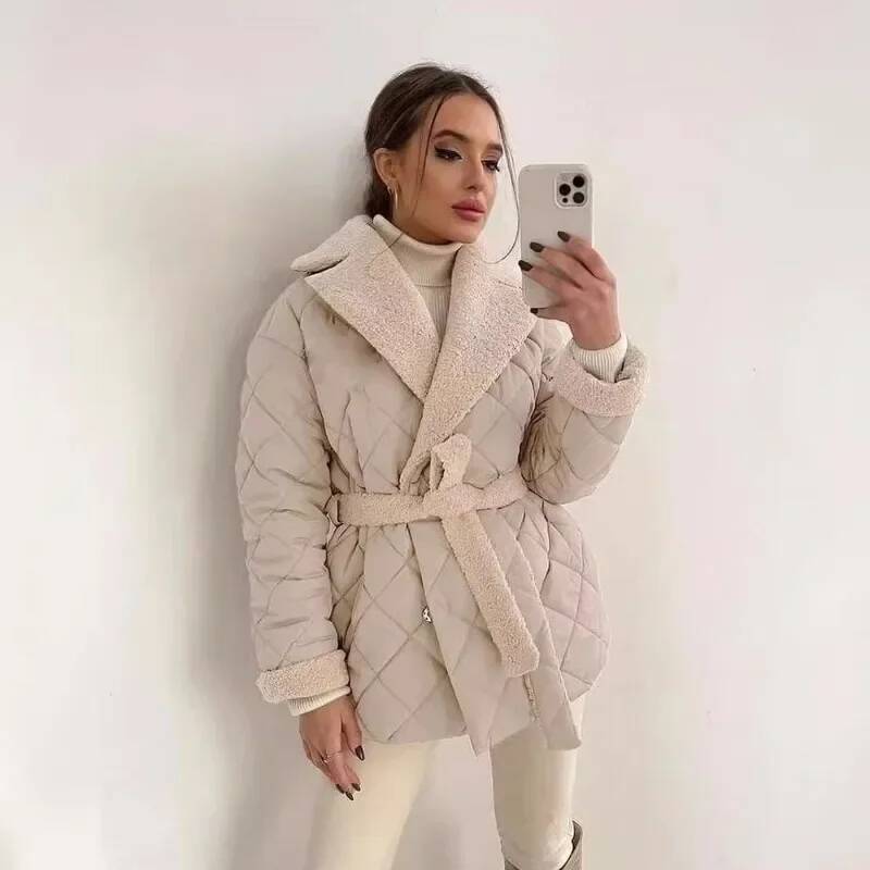 Elegant Quilted With Faux Fur  - Street Fashion Fall 2025 incelemesi ve fiyatı