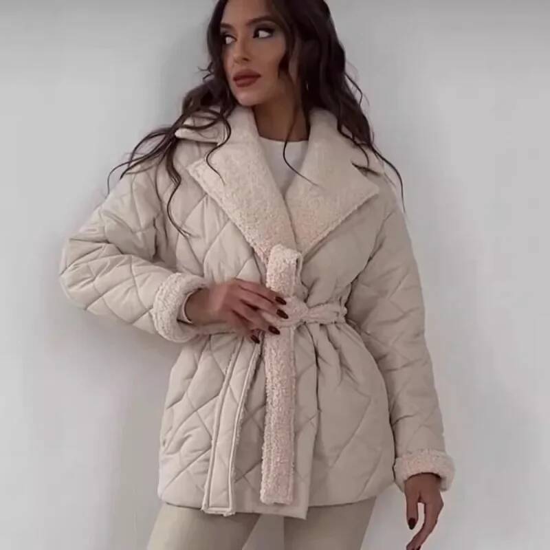 Elegant Quilted With Faux Fur  - Street Fashion Fall 2025 incelemesi ve fiyatı