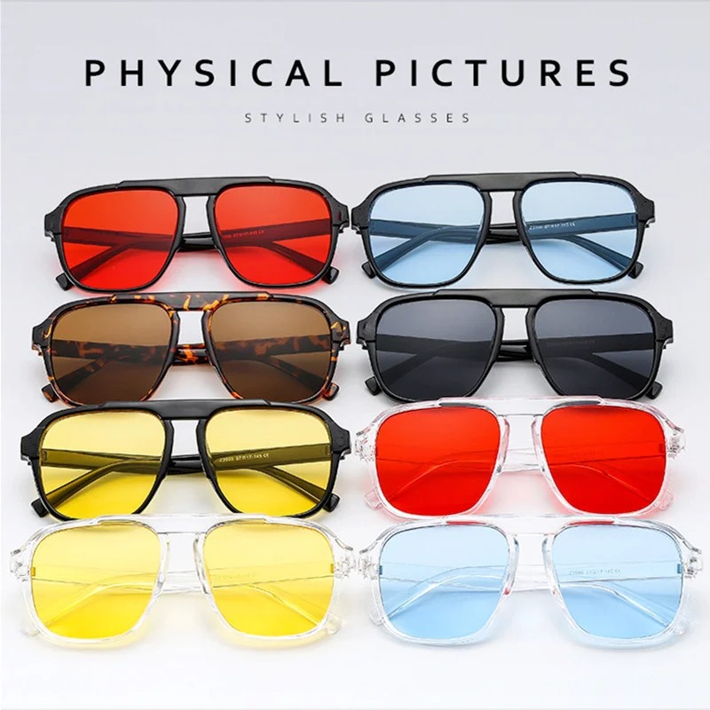 New Oversized Frame Sunglasses - Street Fashion Brands incelemesi ve fiyatı