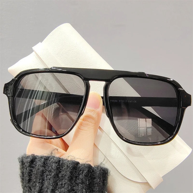 New Oversized Frame Sunglasses - Street Fashion Brands incelemesi ve fiyatı