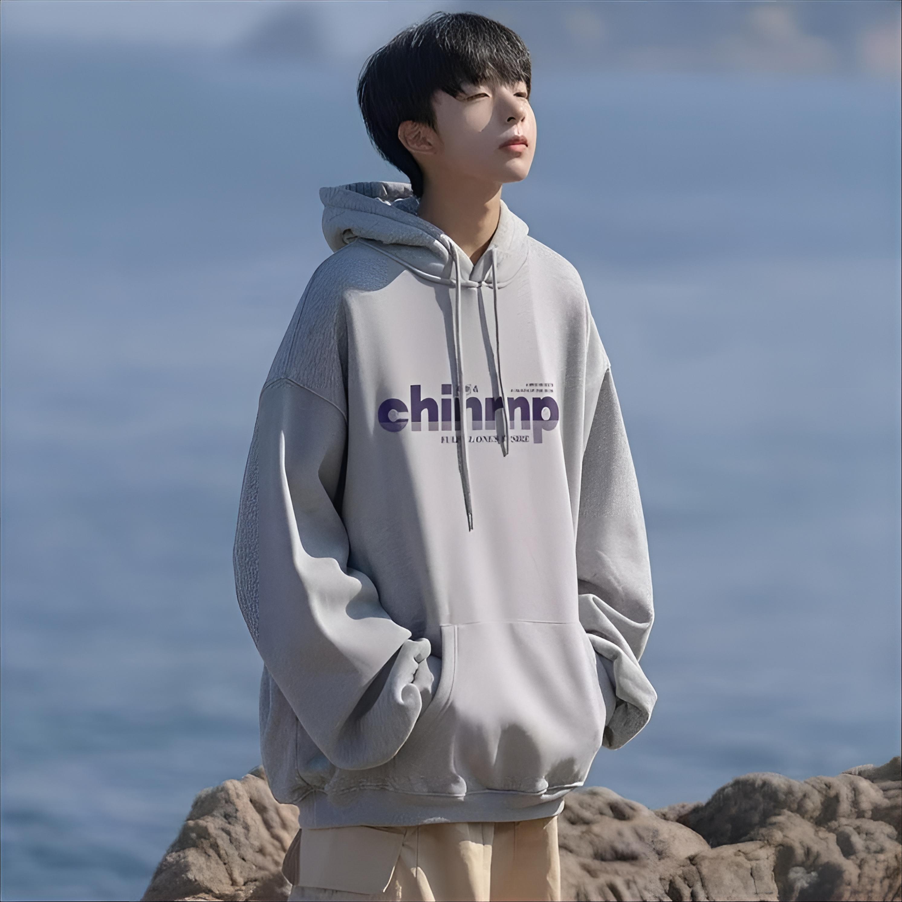 Mens With Hat Long Sleeve Hood - Street Fashion Culture incelemesi ve fiyatı