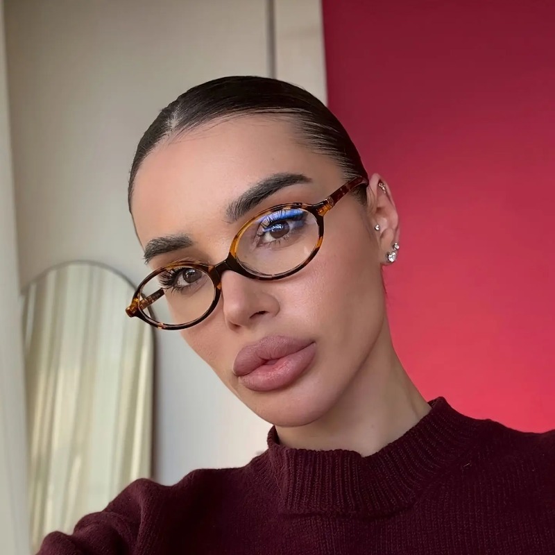 Vintage Oval Sunglasses Women  - Street Fashion Brands incelemesi ve fiyatı