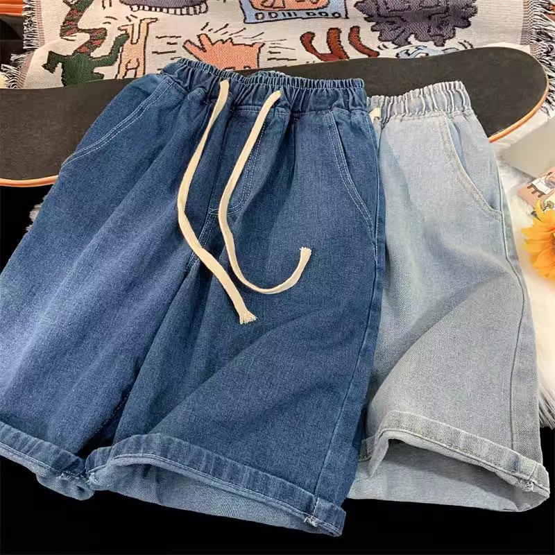 Baggy Jeans Shorts for Men Cas - Street Fashion Hip Hop incelemesi ve fiyatı