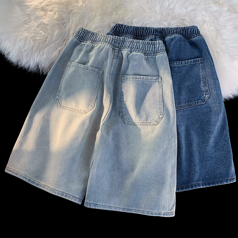 Baggy Jeans Shorts for Men Cas - Street Fashion Hip Hop incelemesi ve fiyatı