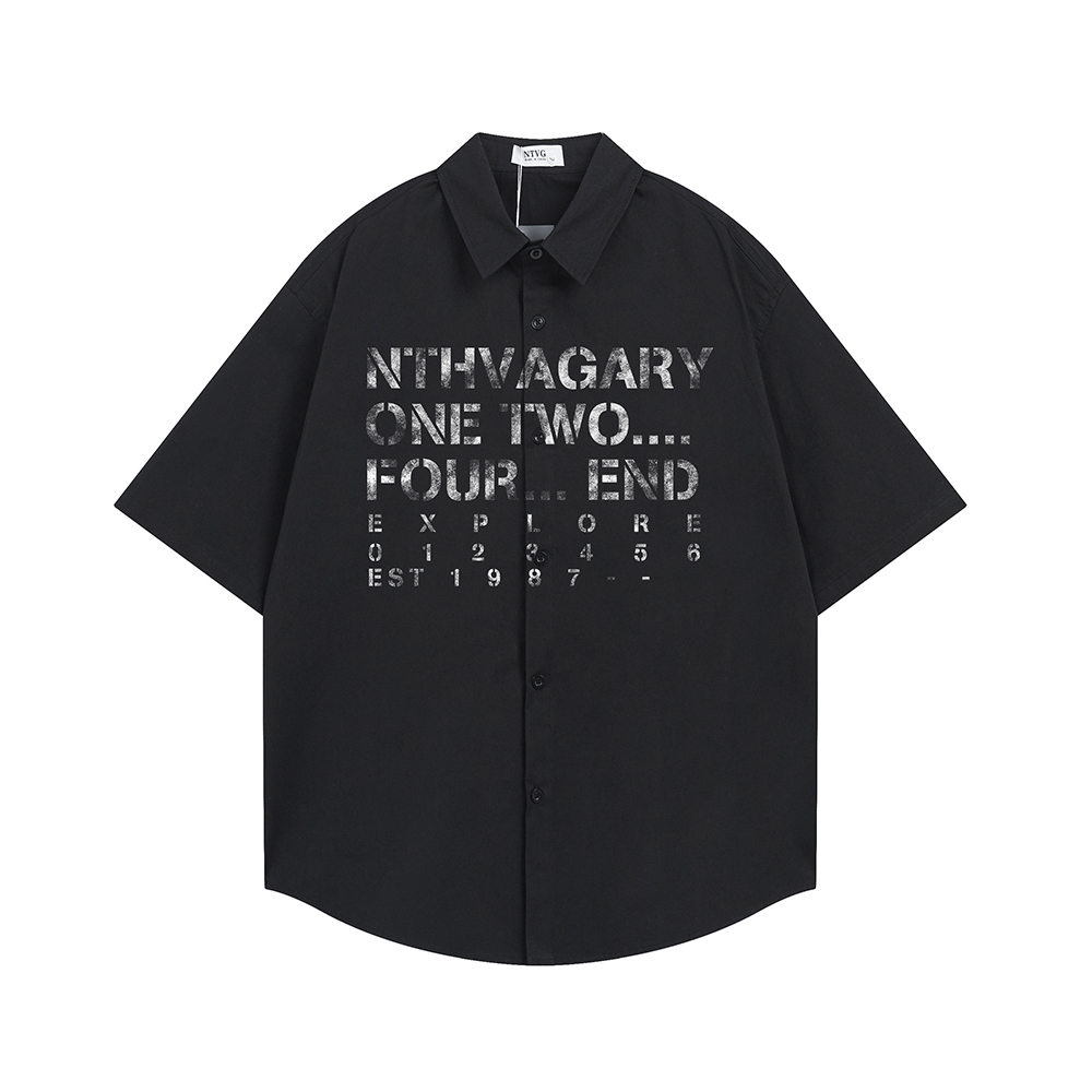Fashion Letter Print Shirt Sho - Street Fashion Reviews incelemesi ve fiyatı