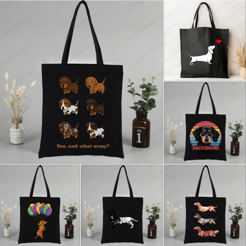 Dachshund Teckel Cute Dog  Can - Tote Bag Canvas Print incelemesi ve fiyatı