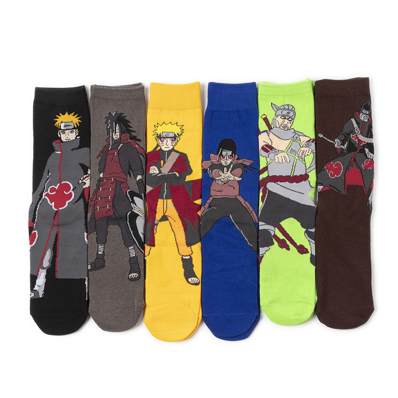 6Pairs for Naruto Mid length s - Street Fashion Hip Hop incelemesi ve fiyatı