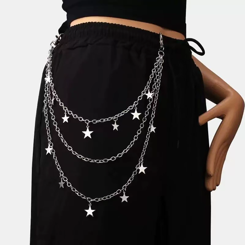 Sexy Y2K Layered Star Dangle P - Street Fashion Jewelry incelemesi ve fiyatı