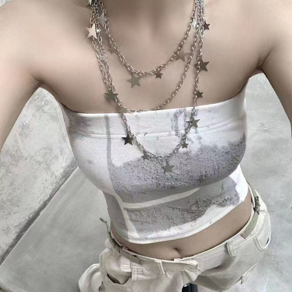Sexy Y2K Layered Star Dangle P - Street Fashion Jewelry incelemesi ve fiyatı