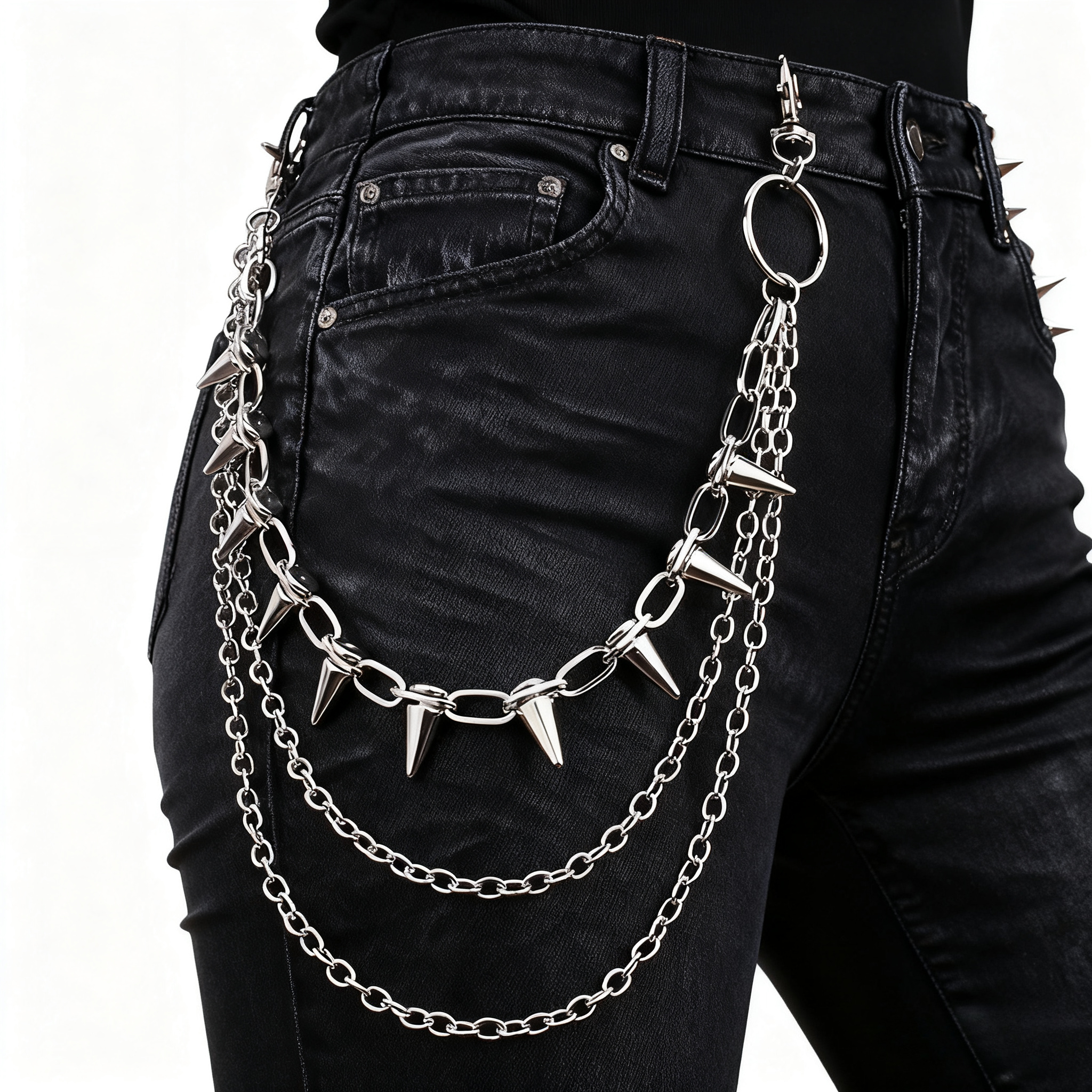 Unisex Hip Hop Punk Rock Metal - Street Fashion Jewelry incelemesi ve fiyatı