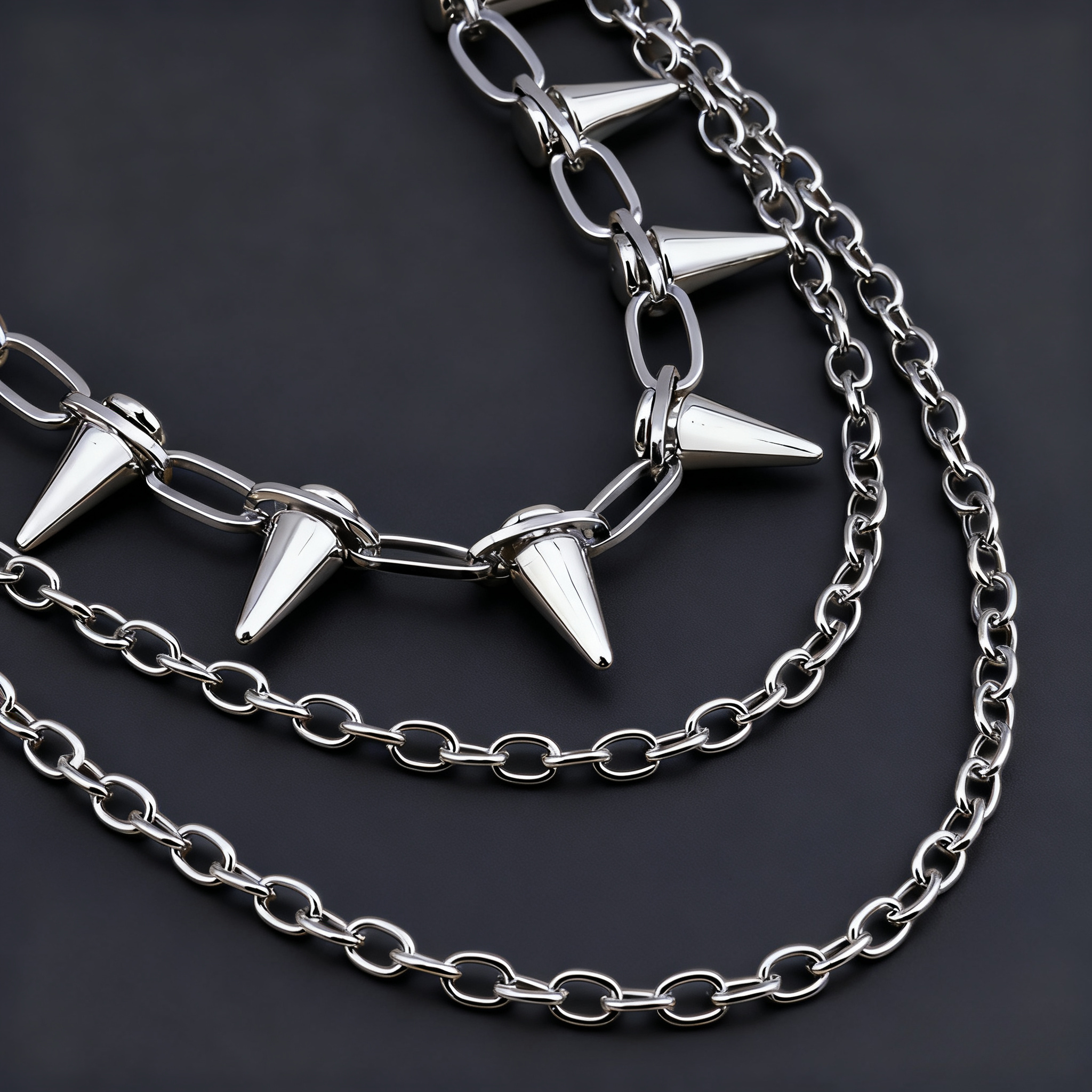 Unisex Hip Hop Punk Rock Metal - Street Fashion Jewelry incelemesi ve fiyatı