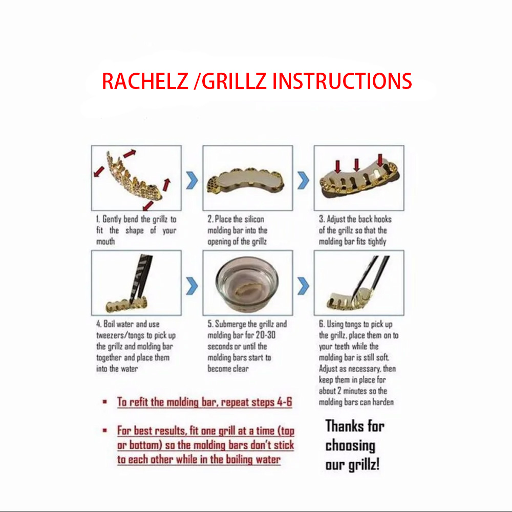 RACHELZ Hip Hop 10/10 Iced Out - Street Fashion Jewelry incelemesi ve fiyatı