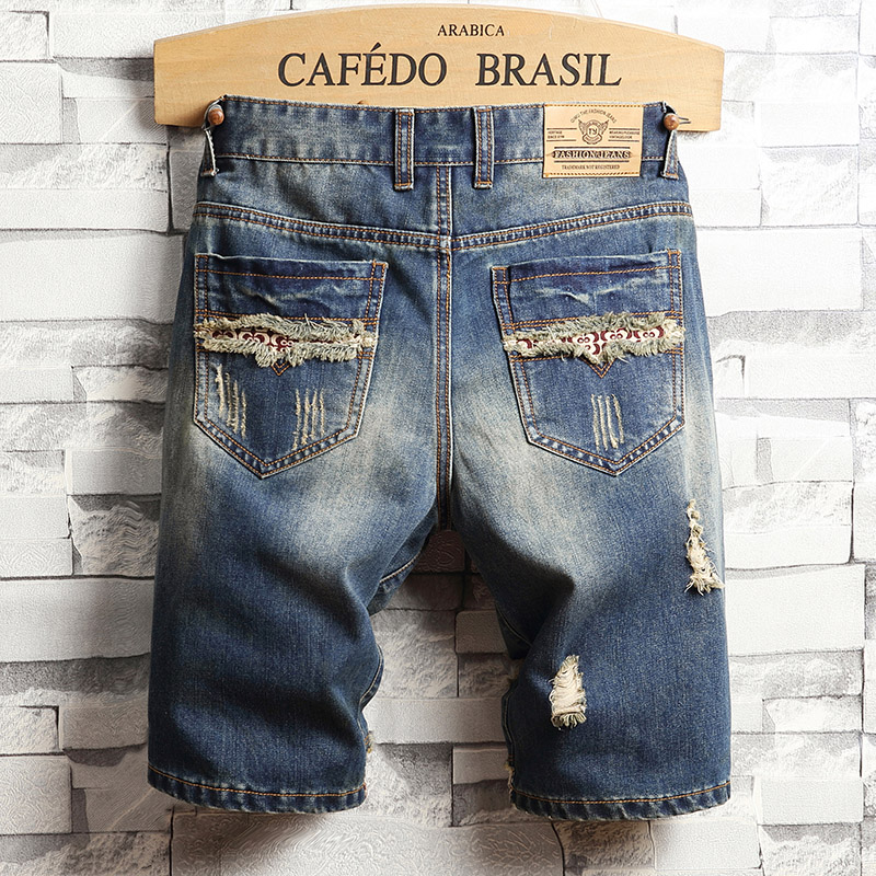 Ripped Hip-hop Denim Shorts Me - Street Fashion Hip Hop incelemesi ve fiyatı