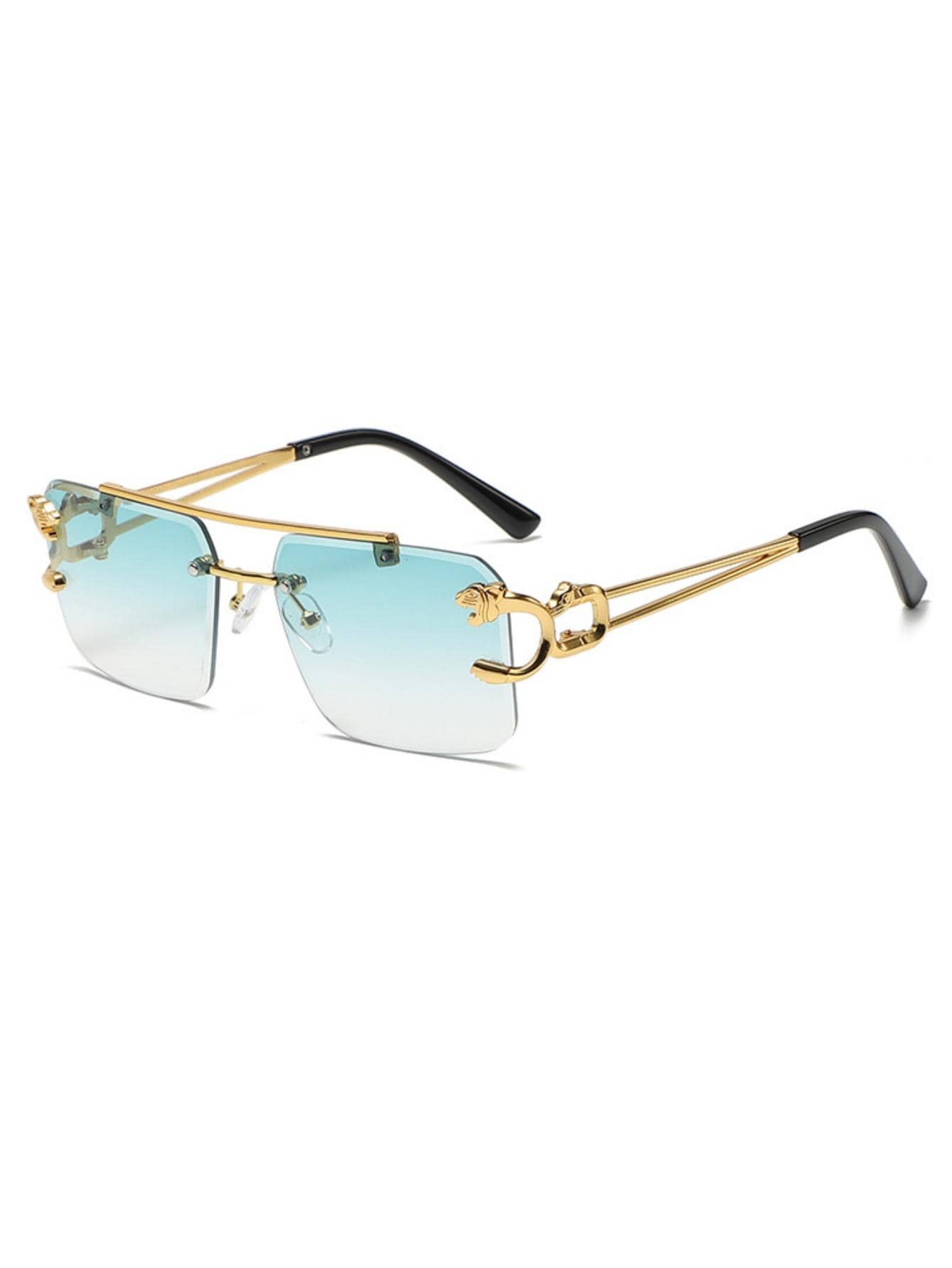 1pair Men Rimless Fashion Glas - Street Fashion Hoodie incelemesi ve fiyatı