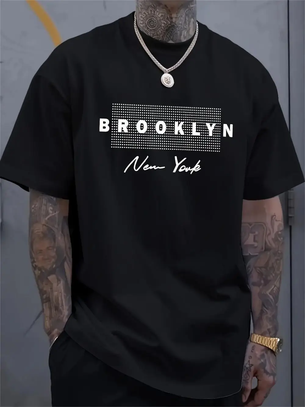Men's New York Letter Printed  - Street Fashion New York incelemesi ve fiyatı