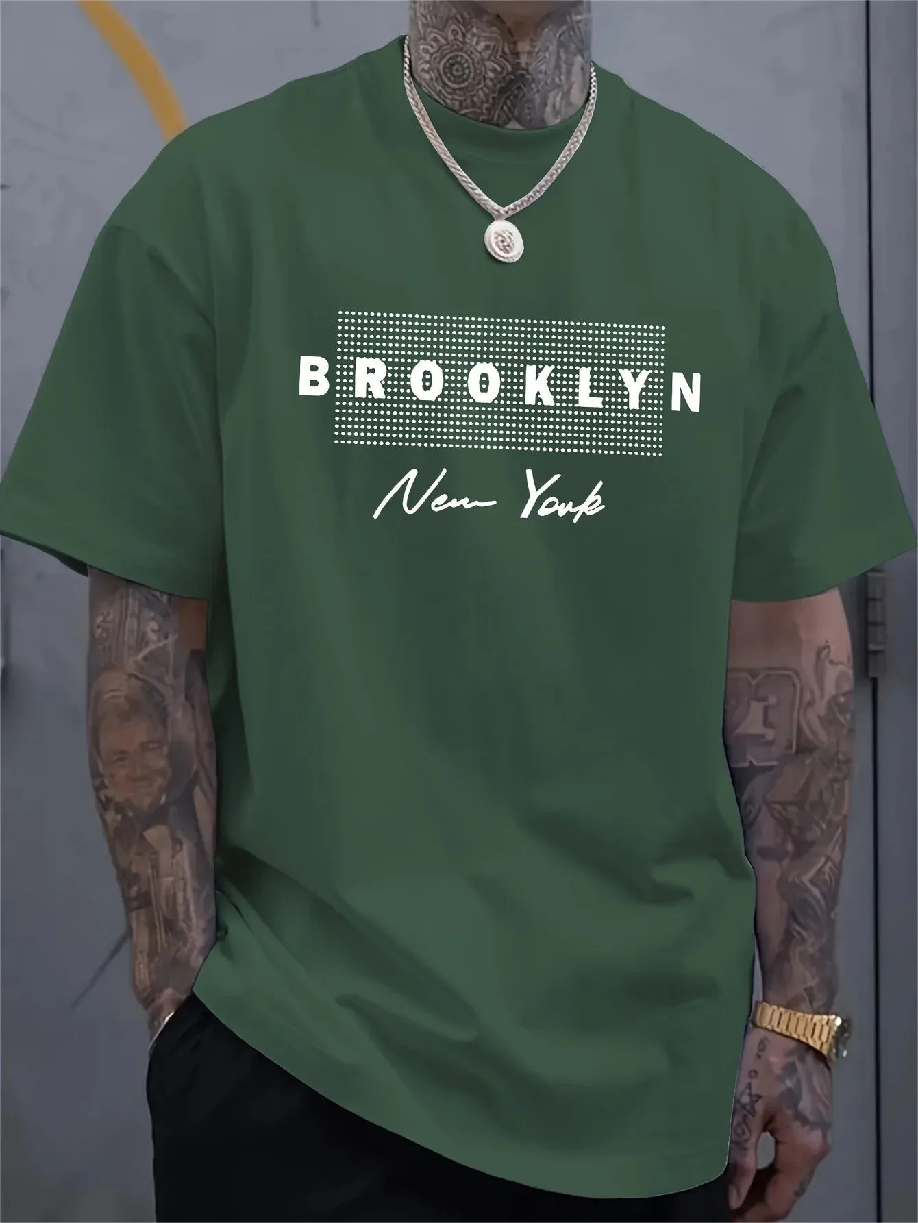 Men's New York Letter Printed  - Street Fashion New York incelemesi ve fiyatı