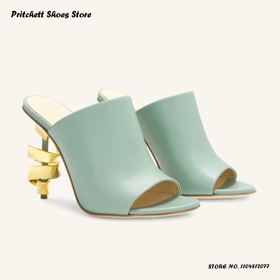 Women's Spiral High Heel Leath - Street Fashion Rome 2025 incelemesi ve fiyatı
