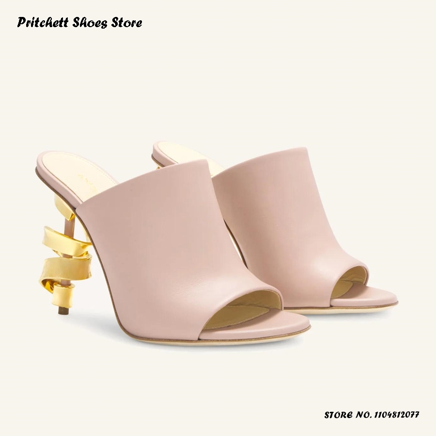 Women's Spiral High Heel Leath - Street Fashion Rome 2025 incelemesi ve fiyatı