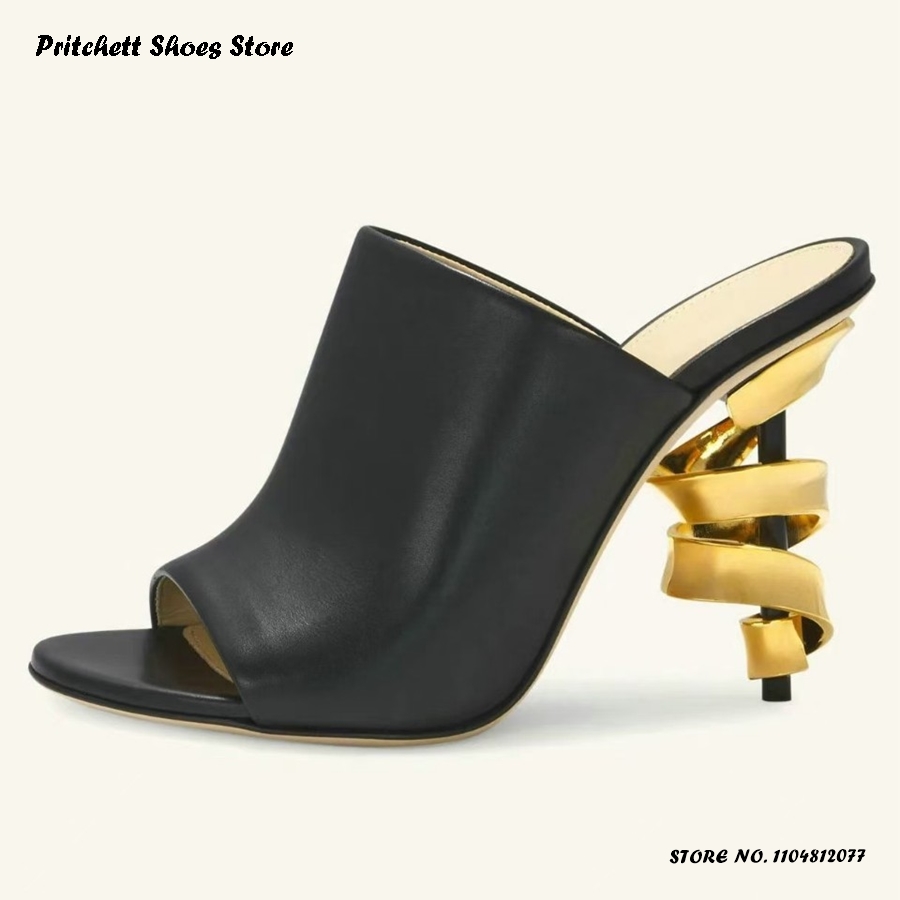 Women's Spiral High Heel Leath - Street Fashion Rome 2025 incelemesi ve fiyatı
