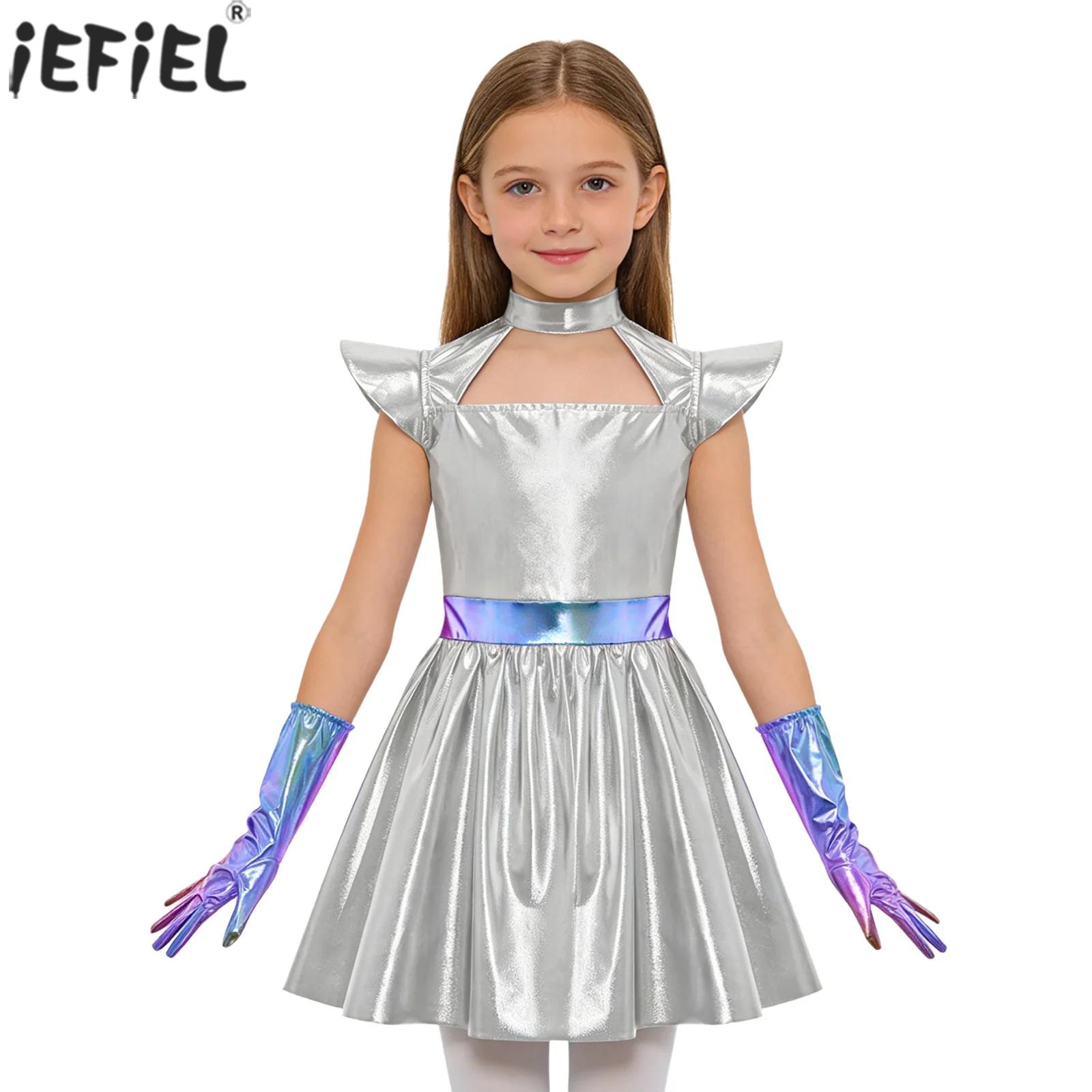 Kids Girls Alien Cosplay Costu - Street Fashion Kids incelemesi ve fiyatı