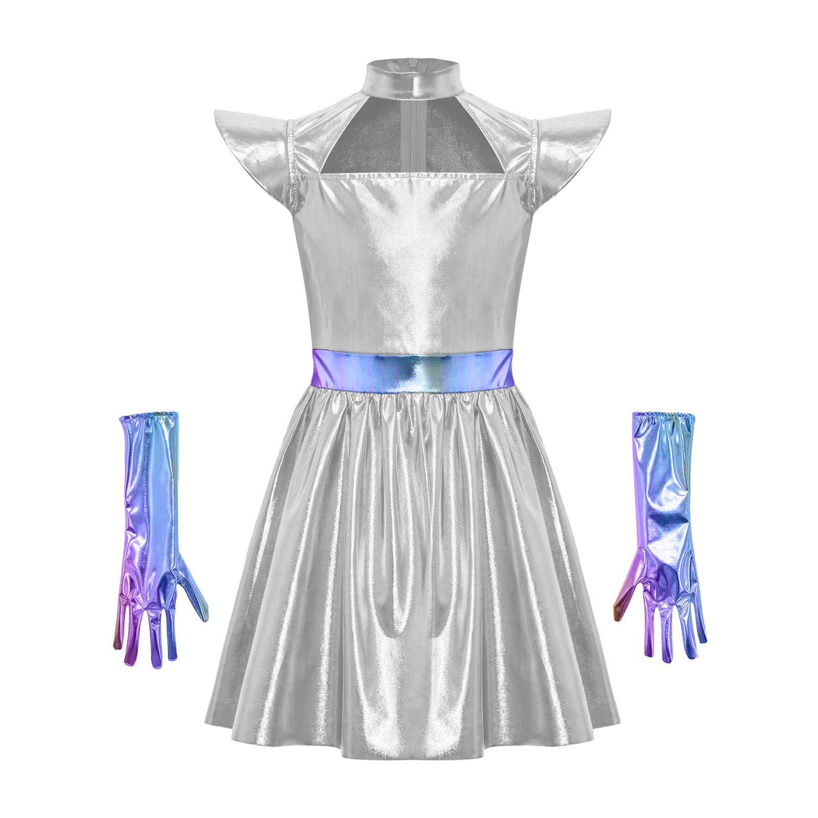 Kids Girls Alien Cosplay Costu - Street Fashion Kids incelemesi ve fiyatı