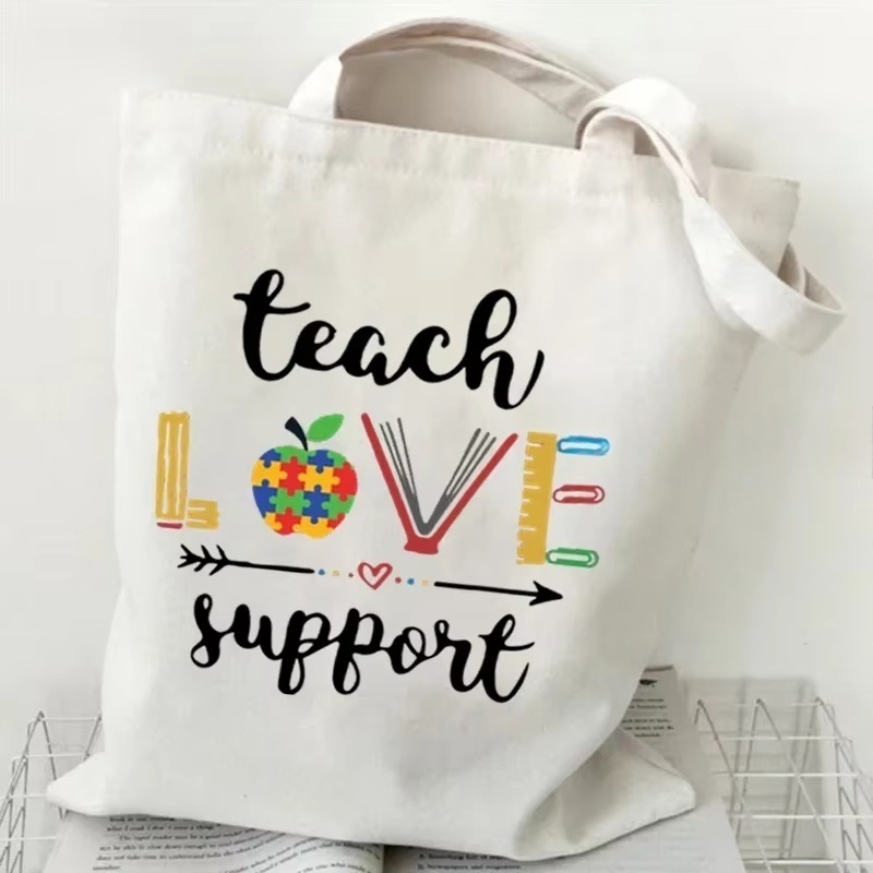 Women Canvas Shoulder Bag Teac - Tote Bag Canvas Print incelemesi ve fiyatı