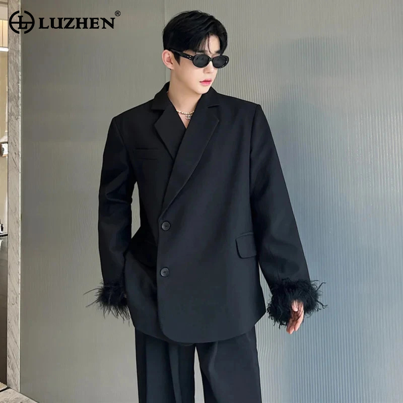 LUZHEN Men's Fashion Coat Feat - Street Fashion Reviews incelemesi ve fiyatı