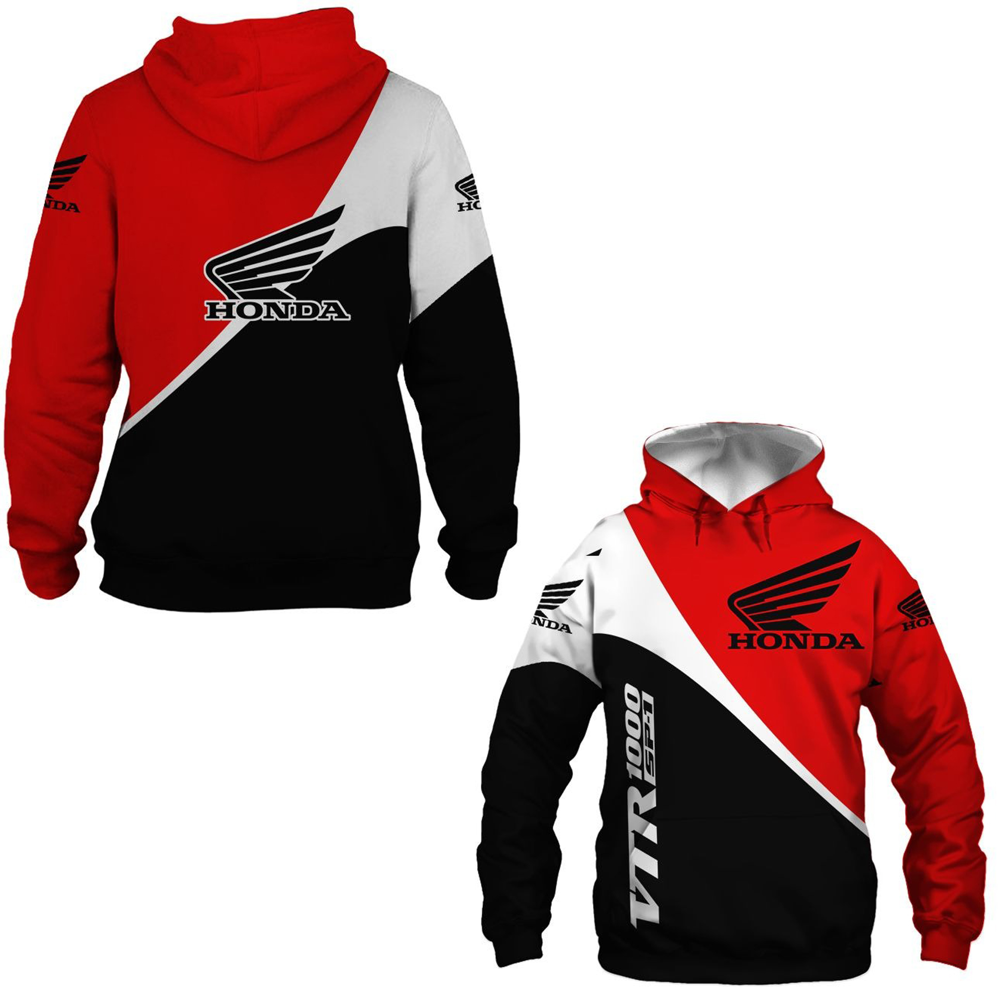 Honda Racing Hoodie Fashion 3D - Street Fashion Hoodie incelemesi ve fiyatı