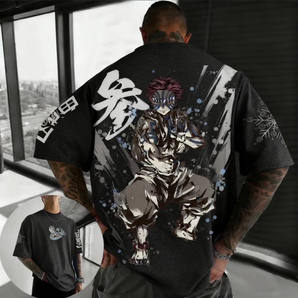 Summer Plus Size Demon Slayer  - Street Fashion In Japan incelemesi ve fiyatı