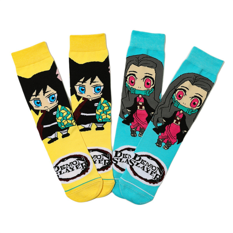 6Pairs for Demon Slayer Mid le - Street Fashion Hip Hop incelemesi ve fiyatı