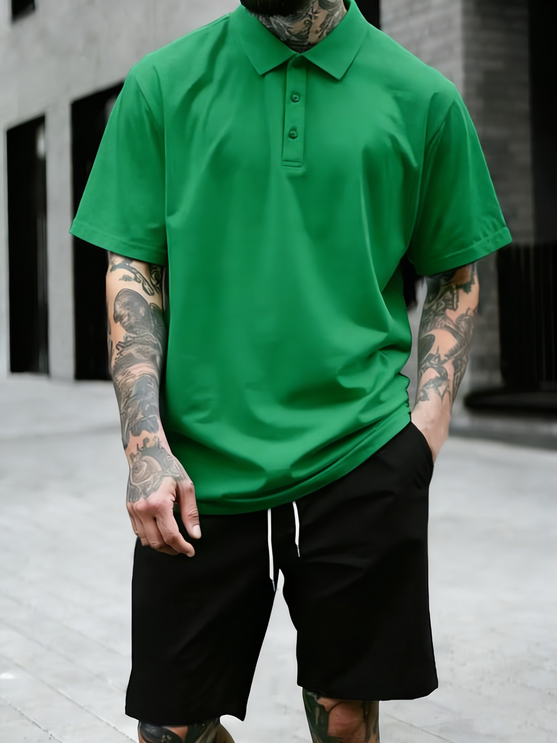 4 Color Summer Loose Polo Shir - Street Fashion Culture incelemesi ve fiyatı