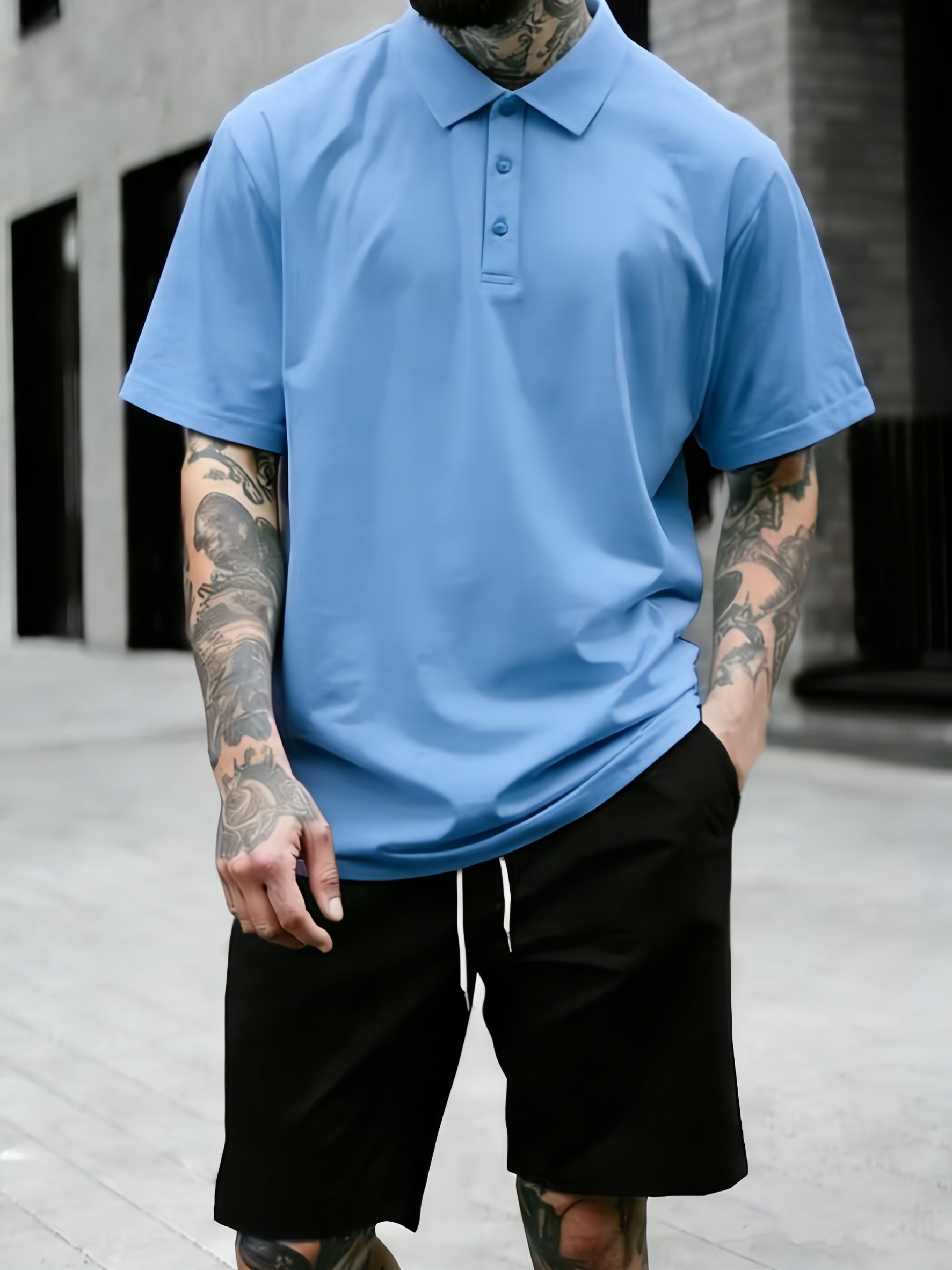 4 Color Summer Loose Polo Shir - Street Fashion Culture incelemesi ve fiyatı