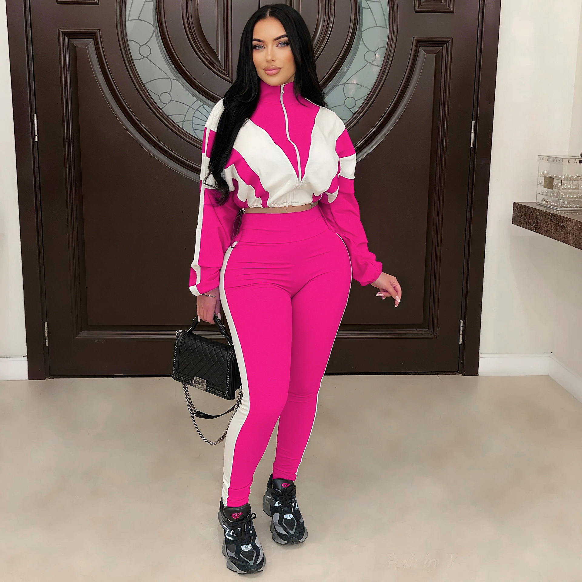 Casual Womens Set Zipper Jacke - Street Fashion Fall 2025 incelemesi ve fiyatı