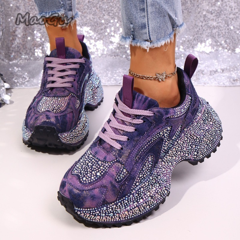 Fashion Rhinestone Women's Chu - Street Fashion Ladies incelemesi ve fiyatı