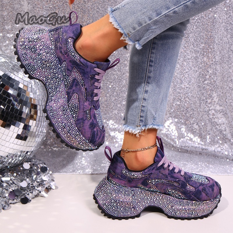 Fashion Rhinestone Women's Chu - Street Fashion Ladies incelemesi ve fiyatı