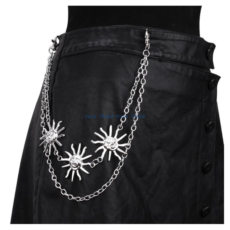 X7XB Sun/Moon Pendant Pant Cha - Street Fashion Culture incelemesi ve fiyatı