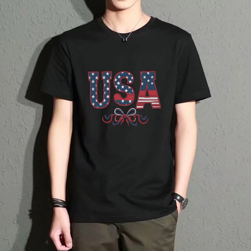 Men's Black Round-Neck Short-S - Street Fashion Elements incelemesi ve fiyatı