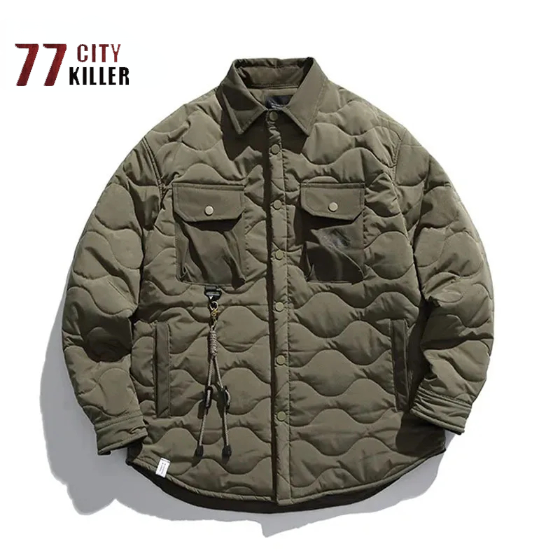 Vintage Cotton Jacket Men's Wi - Street Fashion Erkek incelemesi ve fiyatı