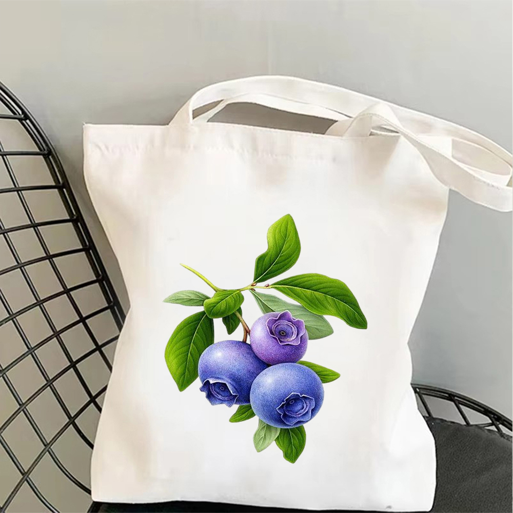 Blueberry Art Canvas Tote Bag  - Tote Bag Canvas Print incelemesi ve fiyatı