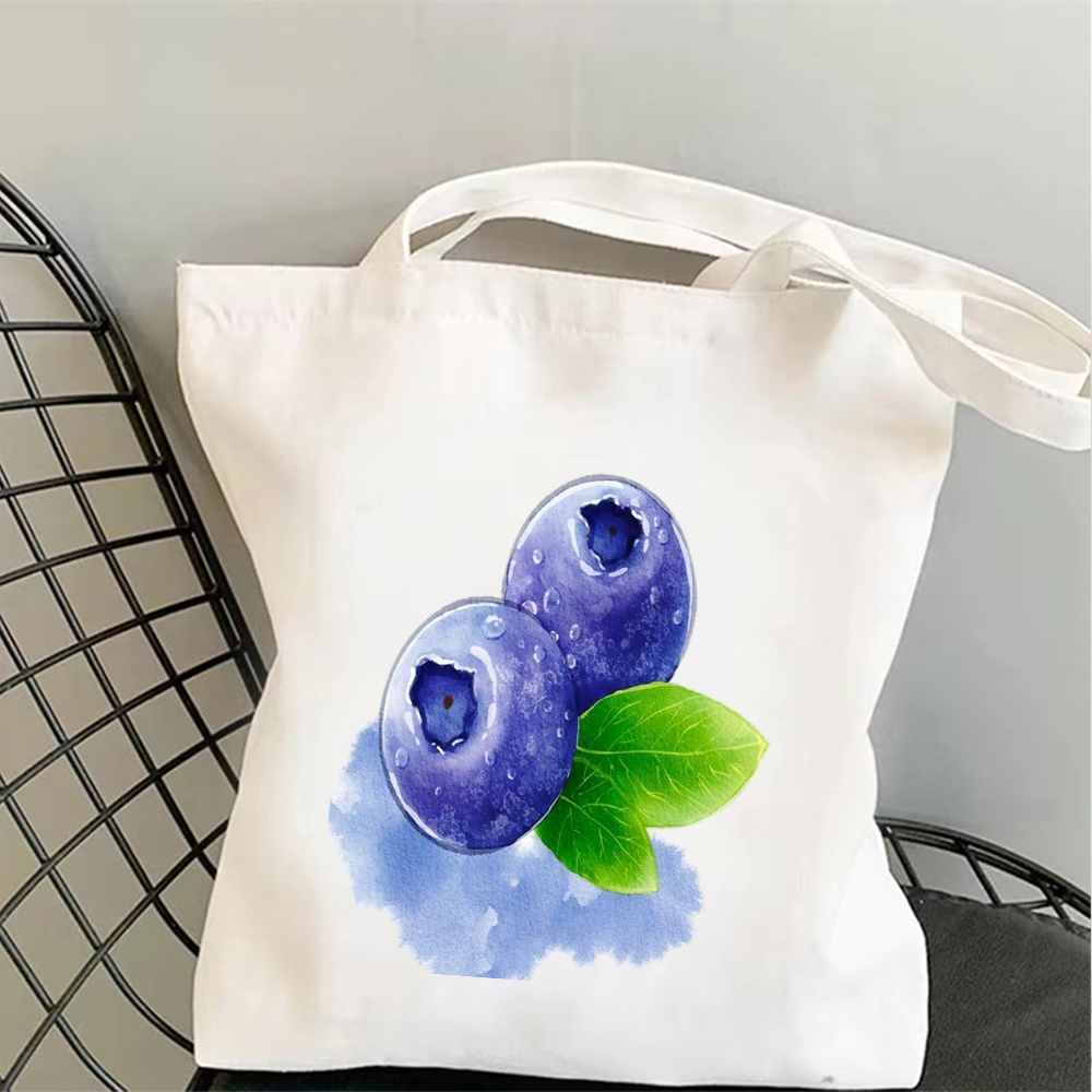 Blueberry Art Canvas Tote Bag  - Tote Bag Canvas Print incelemesi ve fiyatı