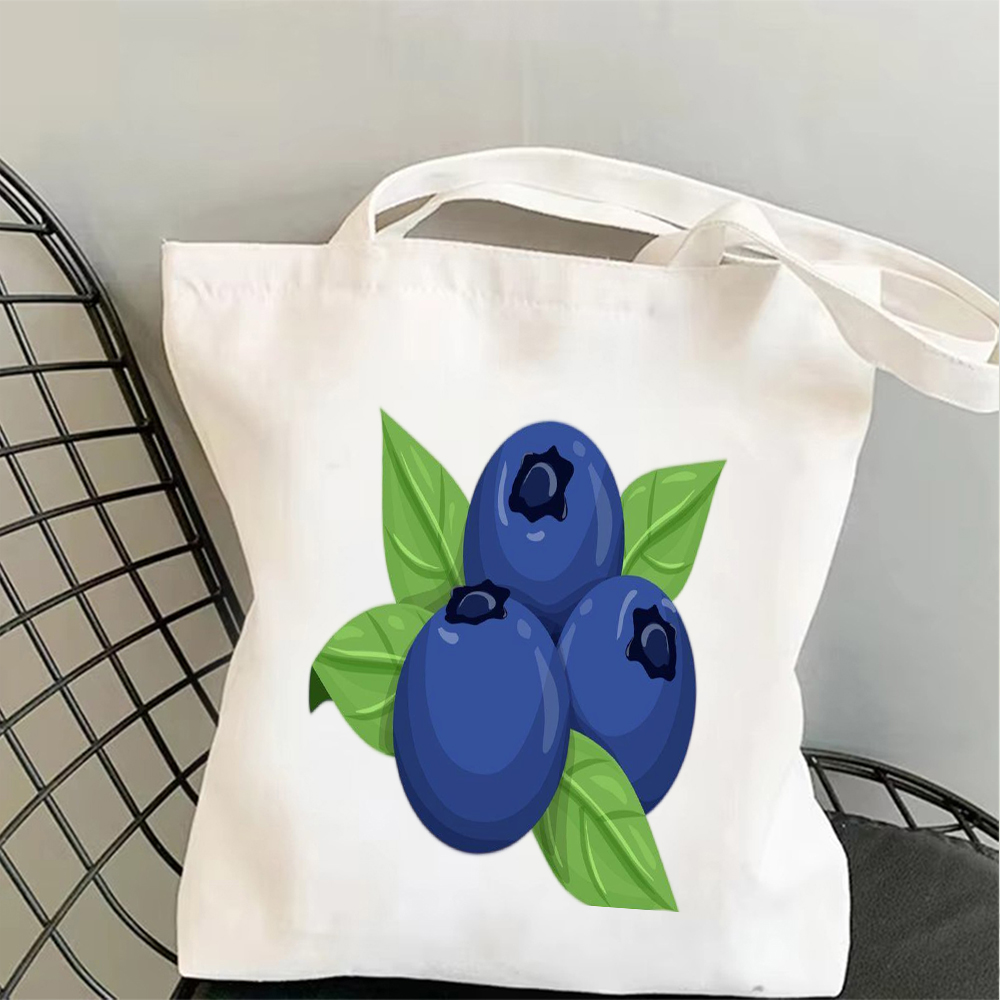 Blueberry Art Canvas Tote Bag  - Tote Bag Canvas Print incelemesi ve fiyatı