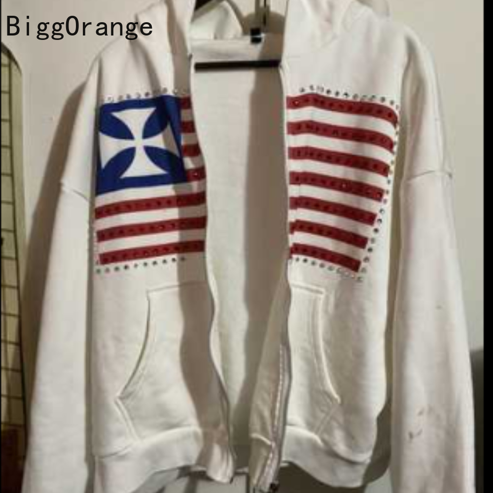 Sweatshirt coat rhinestone emb - Street Fashion Elements incelemesi ve fiyatı