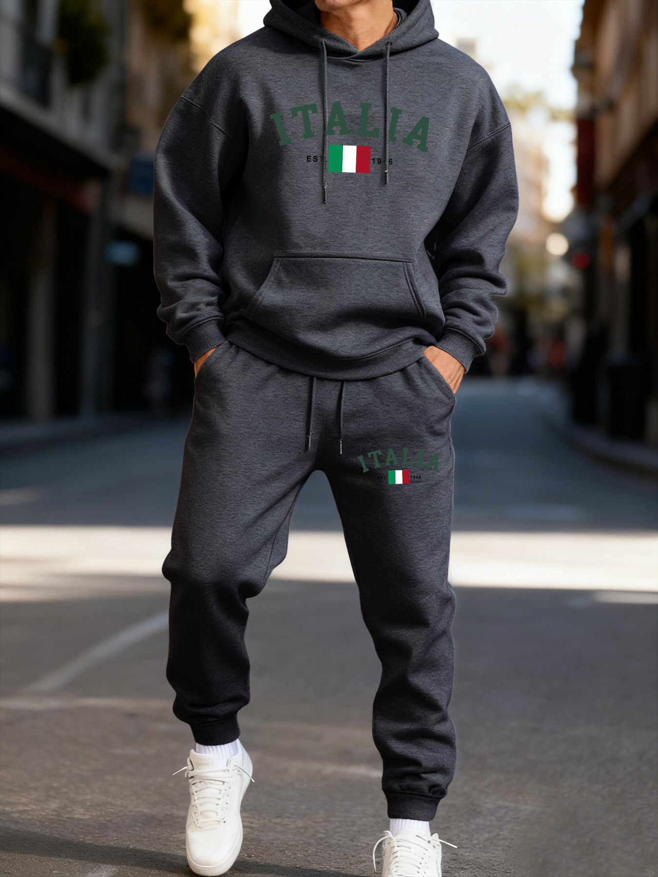 Italia Italian Flag Print Man  - Street Fashion Elements incelemesi ve fiyatı