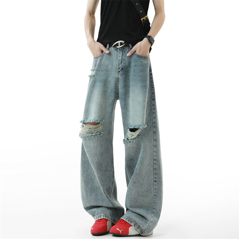 Ripped Jeans Men 2025 Autumn N - Street Fashion Fall 2025 incelemesi ve fiyatı