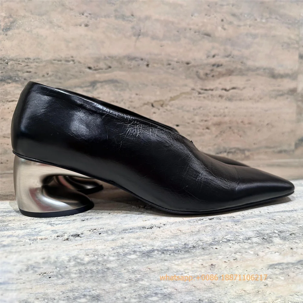 Genuine Leather Weird Heel Wom - Street Fashion Rome 2025 incelemesi ve fiyatı