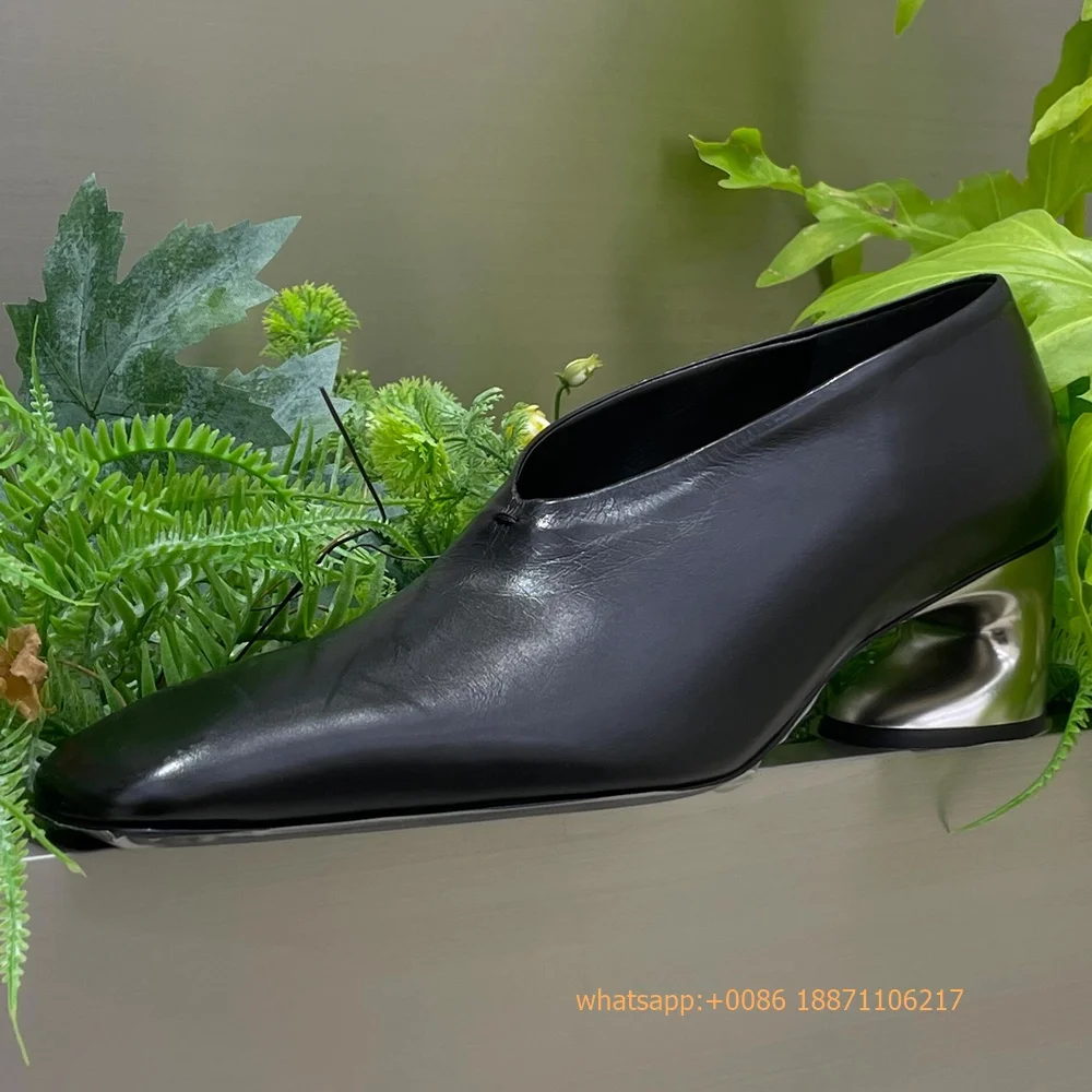 Genuine Leather Weird Heel Wom - Street Fashion Rome 2025 incelemesi ve fiyatı