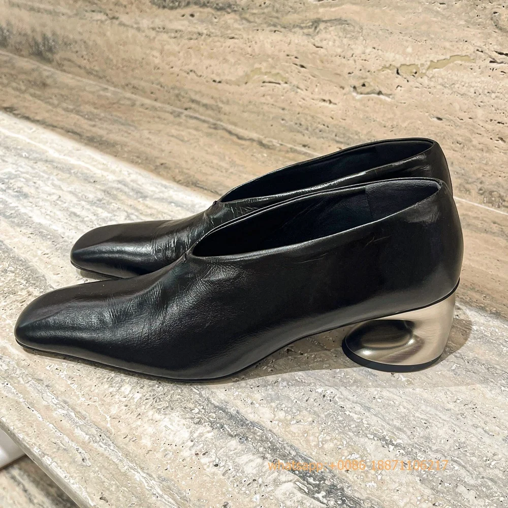 Genuine Leather Weird Heel Wom - Street Fashion Rome 2025 incelemesi ve fiyatı