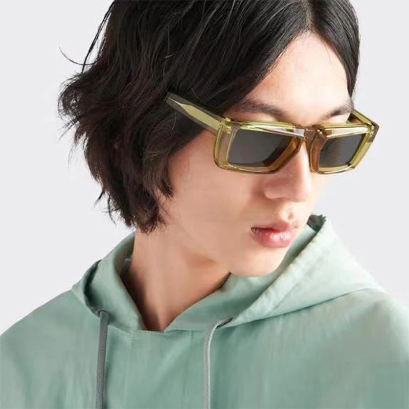 New Rectangle Sunglasses for M - Street Fashion Brands incelemesi ve fiyatı